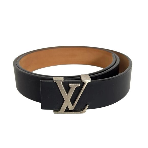 LOUIS VUITTON Saint Tulle Initial Noir Silver Hardware Men's Leather 304-072825 - Picture 1 of 4